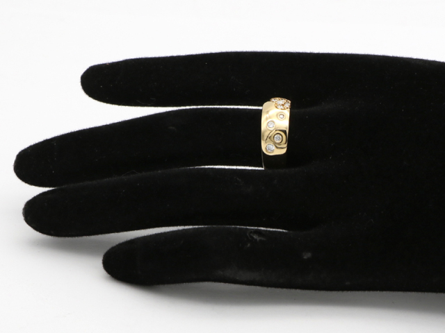 スタージュエリー STAR JEWELRY 】 K18YG リング 指輪 ダイヤモンド