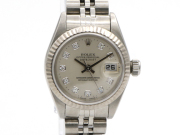 【 ロレックス ROLEX 】 69174G デイトジャスト W番台 1994～1995年製 K18/SS 10Pダイヤ 自動巻 デイト レディース □新着 00223-0