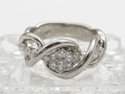 【 プラチナ PT900 】 指輪 リング ダイヤモンド 0.54ct 10.5g 11号 レディース ☆新着 00663-0