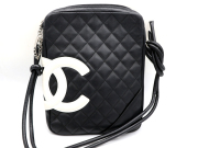 【 シャネル CHANEL 】 カンボンライン ラムスキン ショルダーバッグ ココマーク レディース 00710-0