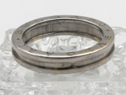 【 ブルガリ BVLGARI 】 ビーゼロワン K18WG ホワイトゴールド 指輪 リング 8.6g 21号 ユニセックス 新着 00791-0