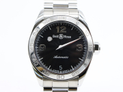 【 ベル＆ロス Bell＆Ross 】 腕時計 251S ミステリーダイヤ SS デイト 自動巻 裏スケ ボーイズ 保 □新着 70314-3