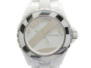 【 シャネル CHANEL 】 腕時計 H5582 J12 アンタイトル 世界1200本限定 SS/ホワイトセラミック 自動巻 38mm メンズ 新着 70335-4