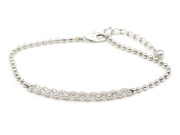 【 プラチナ PT850 】 ブレスレット 10P ダイヤ 1.00ct ブレスレット 7.8g レディース ☆新着 05169-0