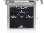【 コルム CORUM 】腕時計 138.177.20 バッキンガムワンダーカマージョリーロジャー 世界限定1000本 SS/革 クォーツ メンズ 新着70302-4 中古 送料無料