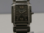 【 パテックフィリップ PATEK PHILIPPE 】 トゥエンティフォー 4910/10A ダイヤベゼル SS クォーツ 保 箱 レディース 新着 01868-0