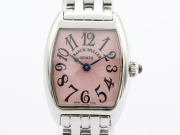 【 フランクミュラー FRANCK MULLER 】 腕時計 2252QZ トノーカーベックス インターミディエ SS クォーツ レディース 箱・保 新着 70380-1