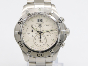 【 タグホイヤー TAG HEUER 】腕時計 CAF101F アクアレーサー クロノグラフ SS クォーツ デイト メンズ  箱 保 新着 70214-4