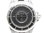 【 シャネル CHANEL 】 腕時計 J12 H3828 インテンスブラック 33mm ワンショットモデル セラミック クォーツ レディース 箱 新着 70347-1