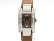 【 ショパール Chopard 】 41/8412 ラストラーダ ダイヤ SS/革 クォーツ レディース □新着 70359-5