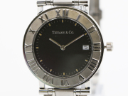 【 ティファニー TIFFANY＆Co 】 腕時計 13579865 アトラスドーム SS クォーツ デイト レディース 新着 76080-1
