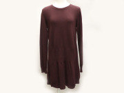 【LOUIS VUITTON ルイヴィトン】カシミヤニットワンピース ボルドー イタリア製 サイズM レディース 8755-0