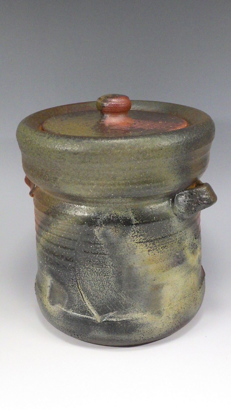 小河仁斎（信楽焼焼締水指）