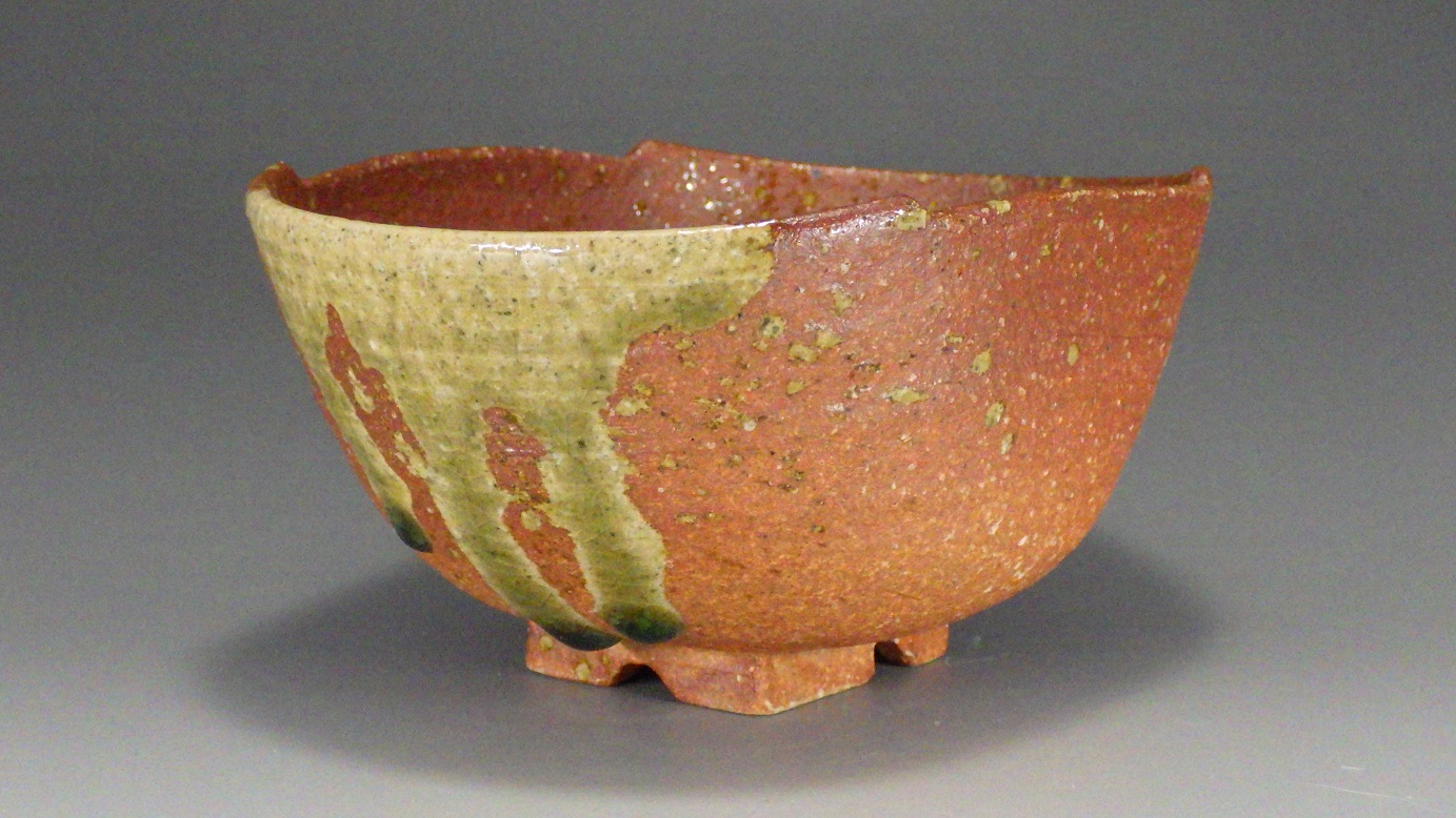 宇田多隆和（信楽焼花桶写し抹茶茶碗）