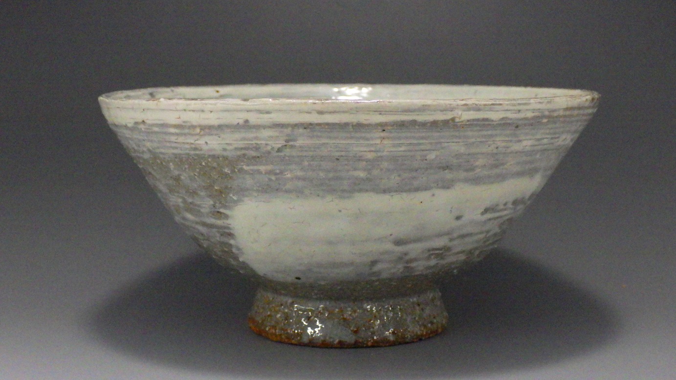 浜本玄（神奈川刷毛目抹茶茶碗）