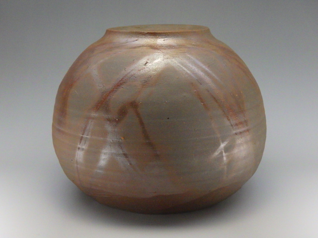 稗田寿炎（備前焼緋襷大壺）