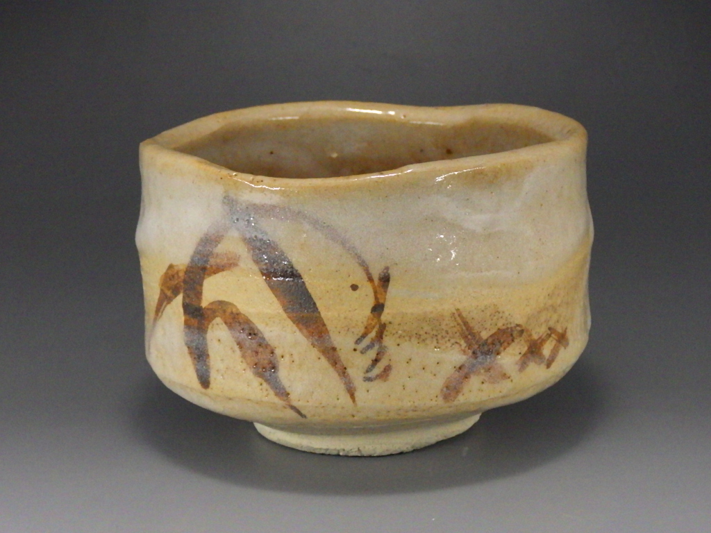 中島春草（美濃焼志野抹茶茶碗）