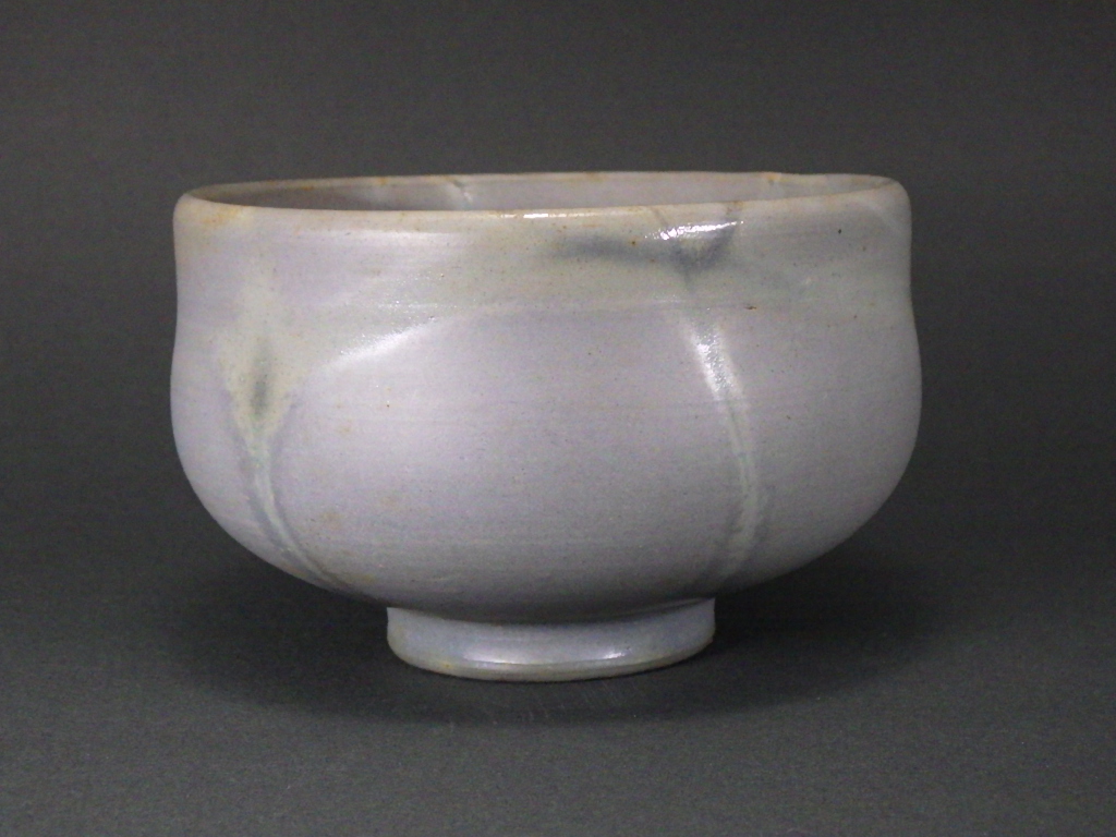 故　木村一陽（青備前磨き手抹茶茶碗）