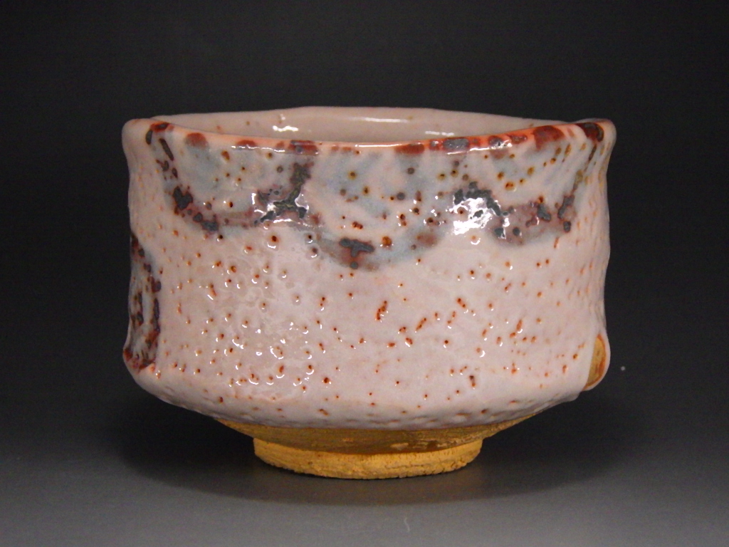 田中源彦（美濃焼紅志野抹茶茶碗）