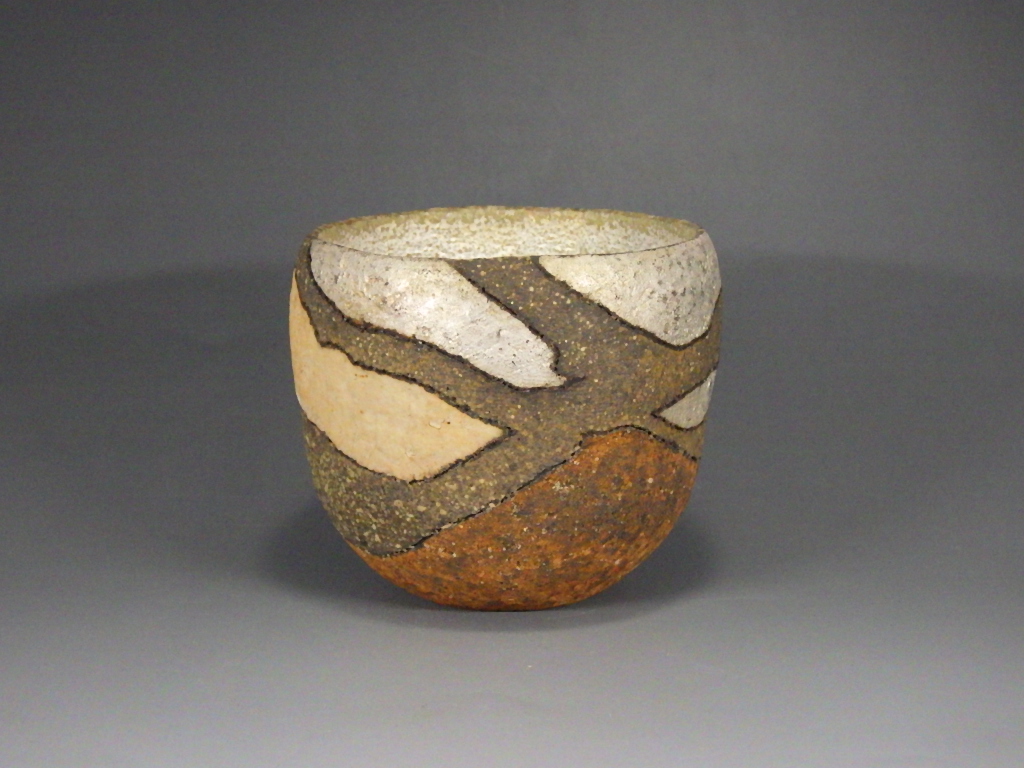 花入 【飛文炻器】 宮澤章 益子焼 未使用 【美品】