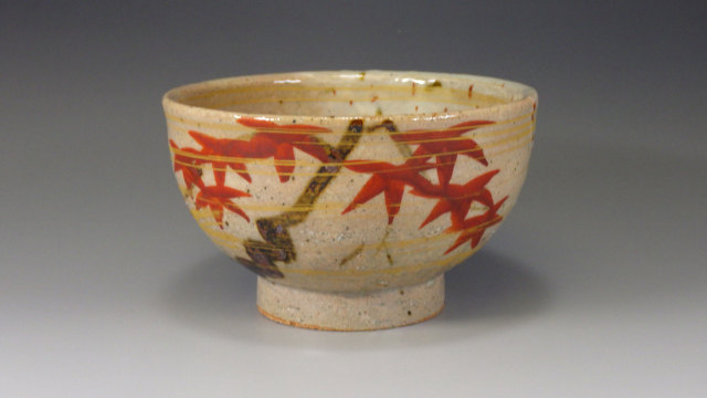和田清（京都乾山紅葉抹茶茶碗）