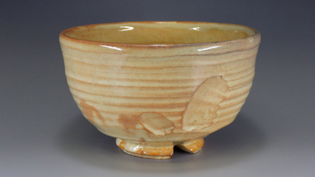 中村松堂（護国山萩抹茶茶碗）