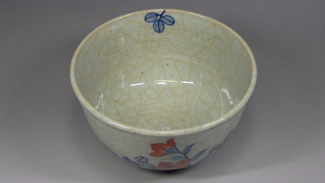 伊万里焼　貫入抹茶碗　松竹梅 伊万里焼 貫入抹茶碗 松竹梅