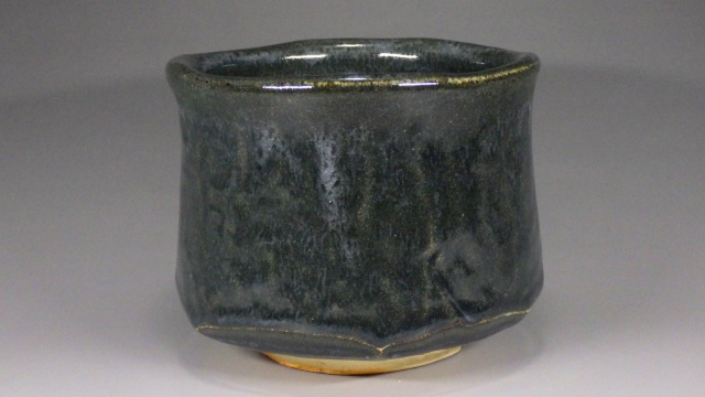 小池斎（黒織部抹茶茶碗）