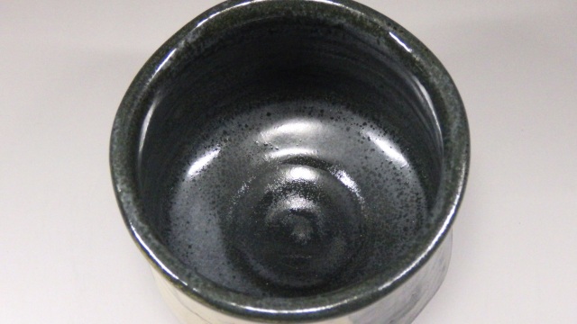 小池斎（黒織部抹茶茶碗）