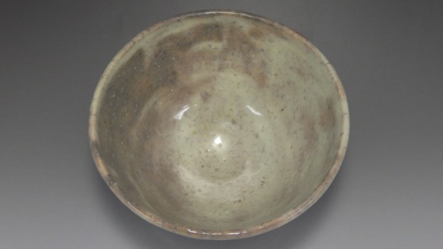 玉村松月（萩焼抹茶茶碗）