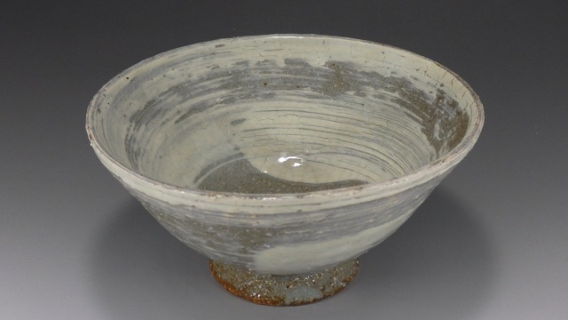 浜本玄（神奈川刷毛目抹茶茶碗）