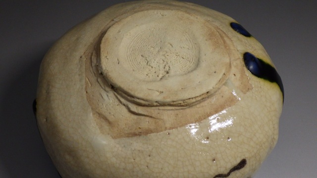 野田東山（美濃焼織部抹茶茶碗）