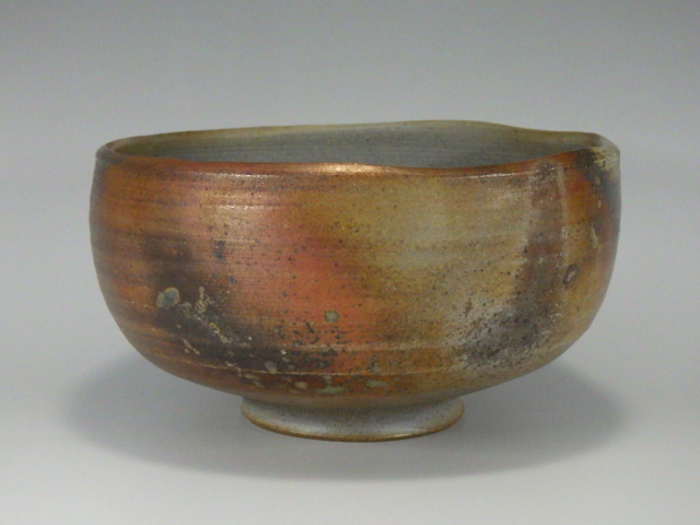 松本篤治（備前桟切り抹茶茶碗）