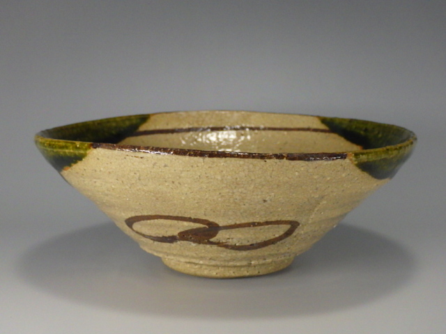 送料込【逢絢亭・新品】茶道具 平茶碗 美濃焼 織部 松本鐵山 紙箱入り Amazon | 【逢絢亭】茶道具 茶碗 抹茶碗 平茶碗 美濃焼 織部