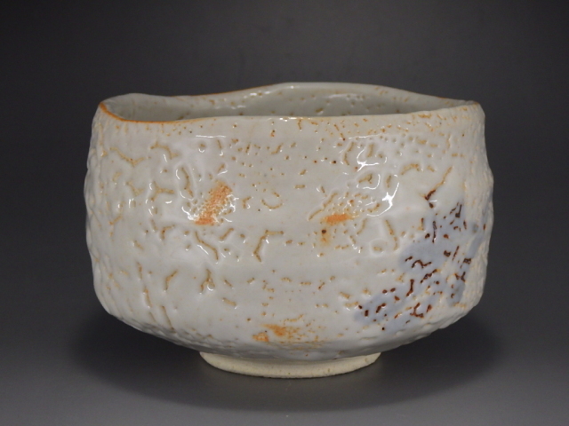 加藤秀山（美濃焼白志野抹茶茶碗）