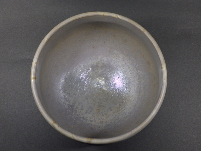 故木村一陽（青備前磨き手抹茶茶碗）