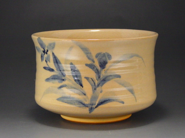 2代目清二郎（花絵染付抹茶茶碗）