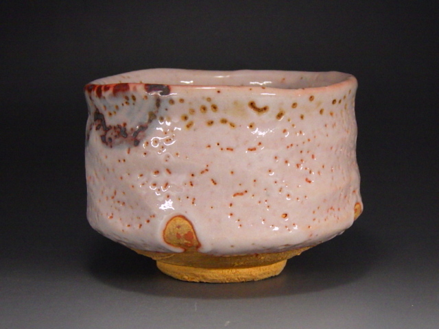 田中源彦（美濃焼紅志野抹茶茶碗）
