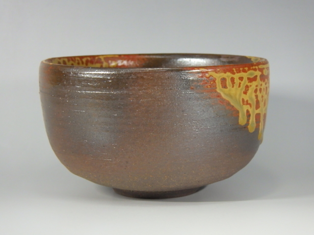 古川重山（越前焼焼締め抹茶茶碗）