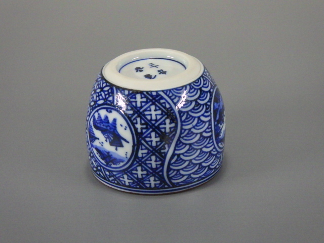 希少品￼]清水焼 伊藤春晃 春晃窯 金彩桜紅葉三色金