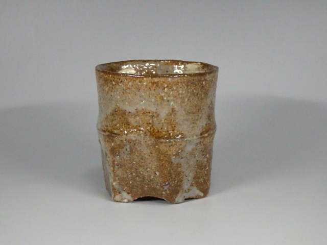 斉藤政秋氏作品陶製湯呑み 木箱 斉藤政秋氏作品陶製湯呑み 木箱