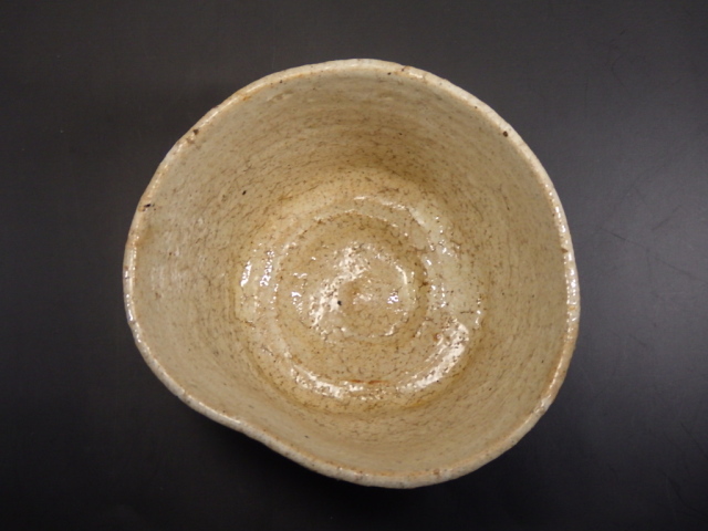 水野石一（瀬戸焼御題車灰釉抹茶茶碗）