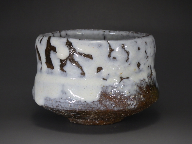 西原櫂詩（愛媛伊予鬼萩抹茶茶碗）