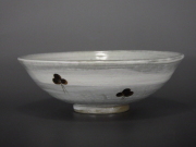 処分価格　美濃焼 鼠志野茶碗 清山窯　河合竹彦 処分価格美濃焼 鼠志野茶碗 清山窯河合竹彦