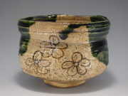 山口錠鐵（赤津焼織部抹茶茶碗）