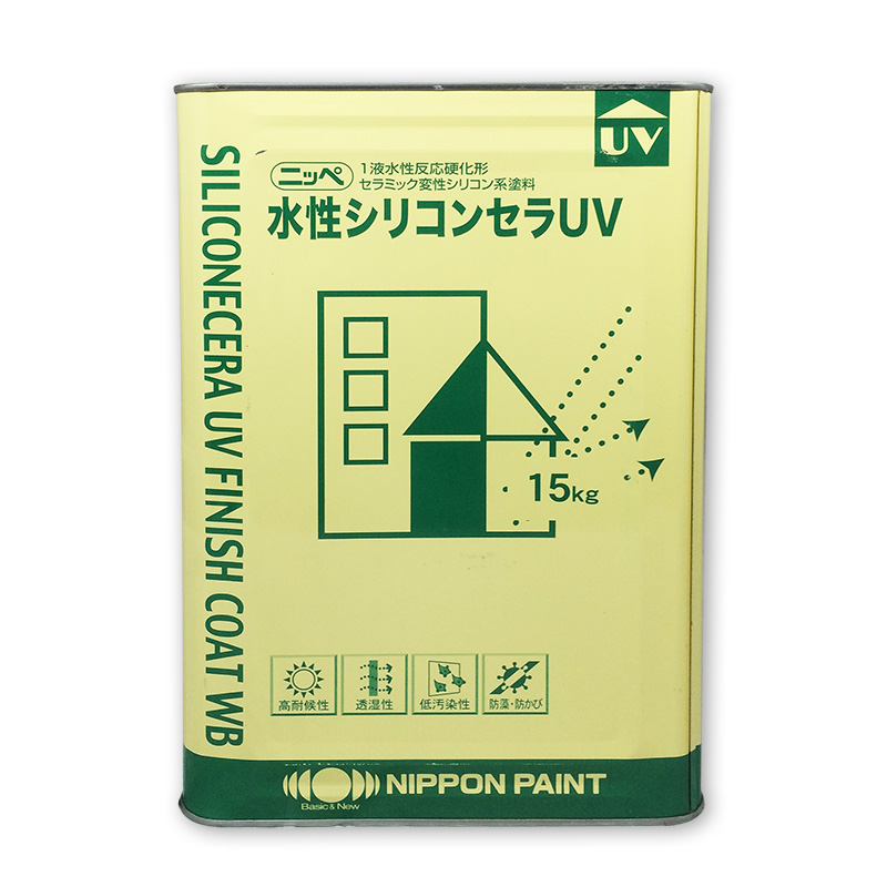 1kg 少量対応 水性シリコンセラuv グロス4種 1kg 2kg 4kg 15kg 日本ペイント