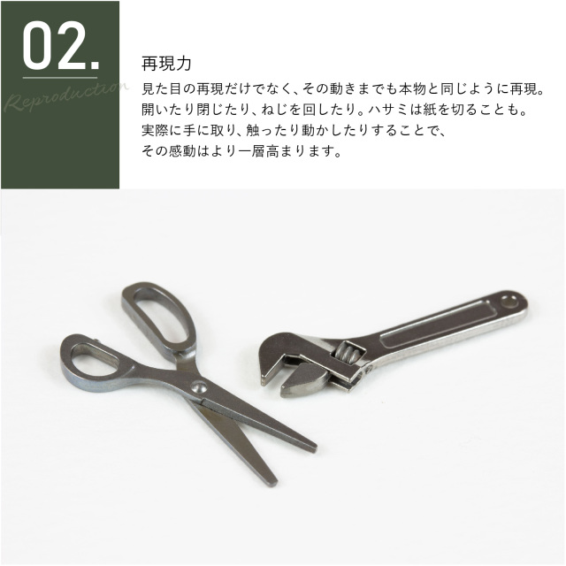 ミニチュアツールピンズ 工具シリーズ