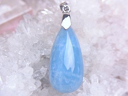 アクアマリン 大粒ペンダントトップ ☆ ドロップ (31mm×15mm) ☆