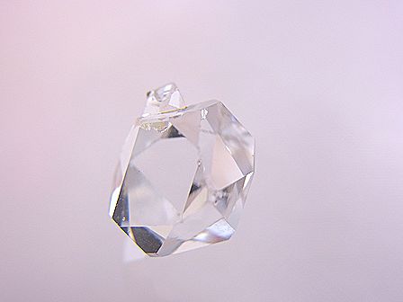 ハーキマーダイヤモンド ☆ 煌きが美しい最高品質ルース（原石） ベビー付き♪ 11.5 mm/3.5 カラット
