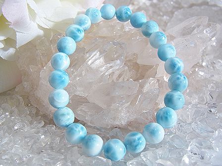 ラリマー 高品質ブレスレット 8mm ☆ 店長おすすめ！